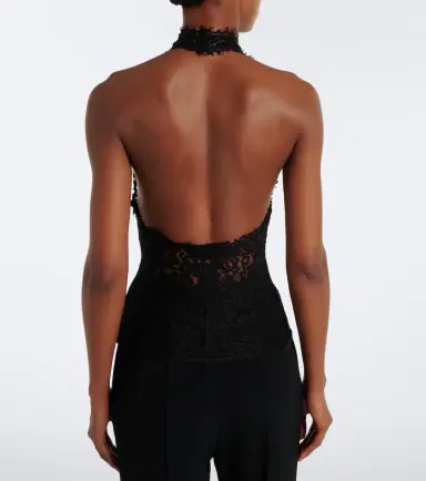 Stella McCartney Lace halterneck top | Thumbnail 4 Stella McCartney Lace halterneck top | Thumbnail 4