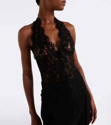 Stella McCartney Lace halterneck top | Thumbnail 6 Stella McCartney Lace halterneck top | Thumbnail 6