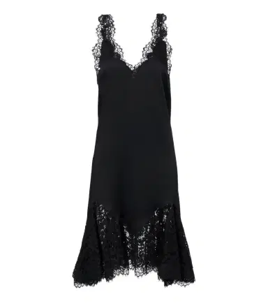 Stella McCartney Lace-trimmed minidress | Thumbnail 1 Stella McCartney Lace-trimmed minidress | Thumbnail 1