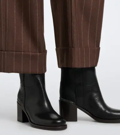 Brunello Cucinelli Monili leather ankle boots | Thumbnail 5