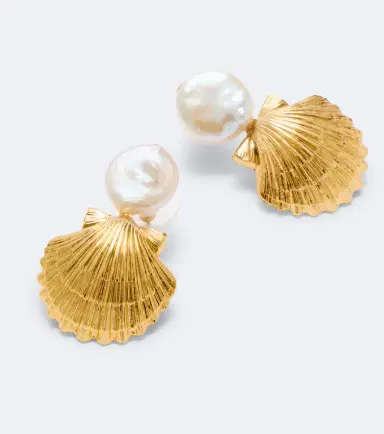 Jennifer Behr Laguna faux pearl drop earrings | Thumbnail 4 Jennifer Behr Laguna faux pearl drop earrings | Thumbnail 4