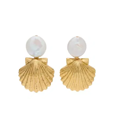 Jennifer Behr Laguna faux pearl drop earrings | Thumbnail 1 Jennifer Behr Laguna faux pearl drop earrings | Thumbnail 1