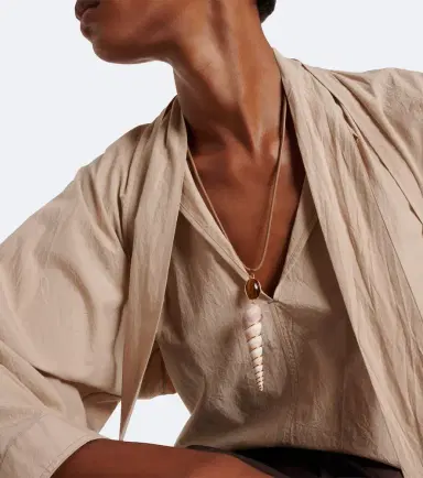 Jennifer Behr Finley pearl seashell necklace | Thumbnail 5