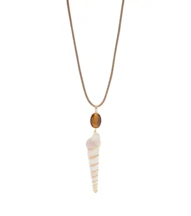 Jennifer Behr Finley pearl seashell necklace | Thumbnail 1