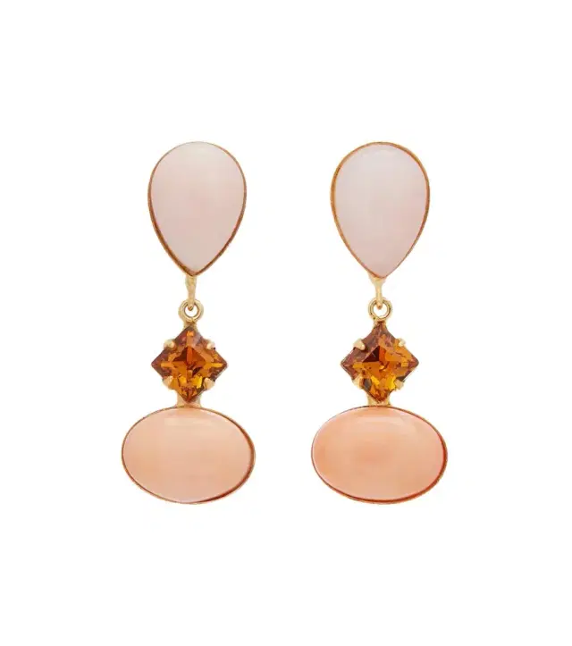 Jennifer Behr Quincy embellished drop earrings