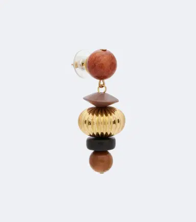Jennifer Behr Lavon embellished gold-plated drop earrings | Thumbnail 4