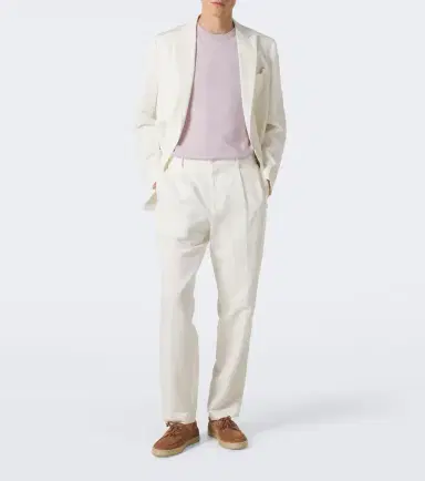 Canali Linen and silk slim pants | Thumbnail 2