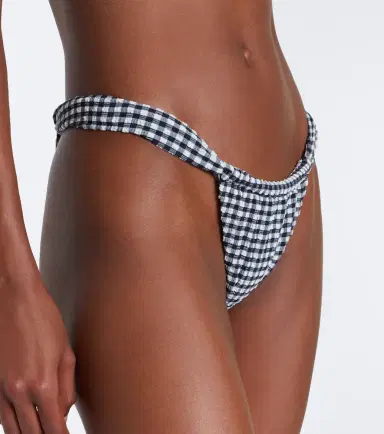 Montce Sandra polka-dot seersucker bikini bottoms | Thumbnail 3