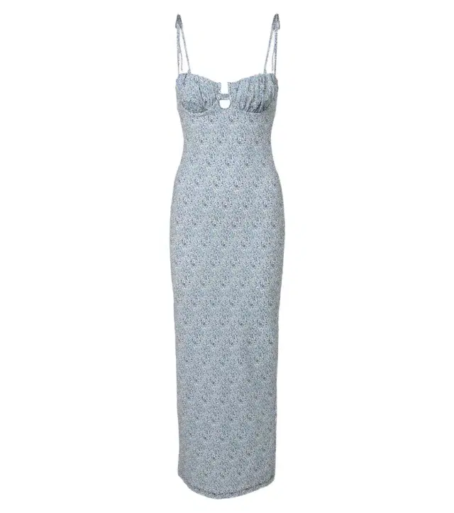 Montce Petal floral maxi dress