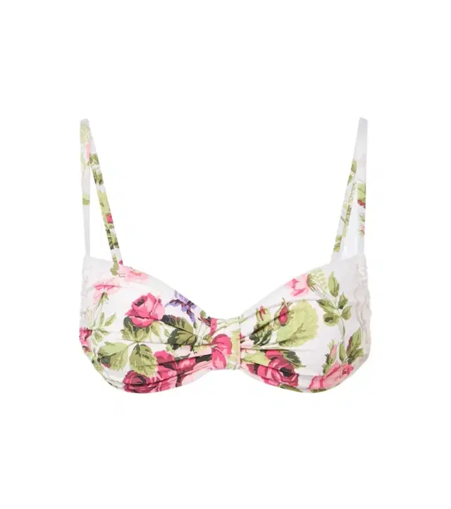 Montce Devin floral bikini top