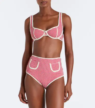 Montce Romy gingham seersucker bikini top | Thumbnail 2