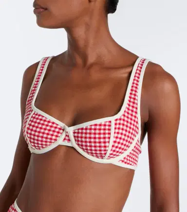 Montce Romy gingham seersucker bikini top | Thumbnail 3