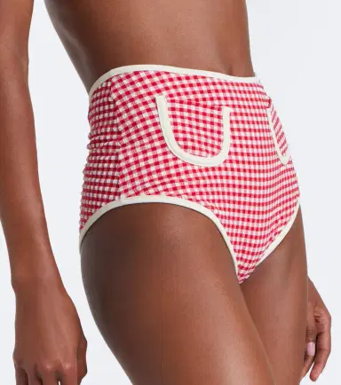 Montce Polly gingham bikini bottoms | Thumbnail 2