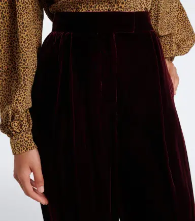 Valentino Velvet wide-leg pants | Thumbnail 2 Valentino Velvet wide-leg pants | Thumbnail 2