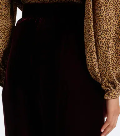Valentino Velvet wide-leg pants | Thumbnail 4 Valentino Velvet wide-leg pants | Thumbnail 4