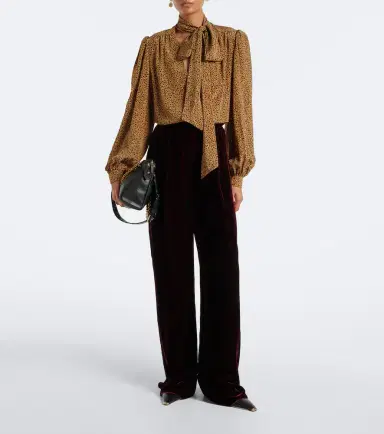 Valentino Velvet wide-leg pants | Thumbnail 5 Valentino Velvet wide-leg pants | Thumbnail 5
