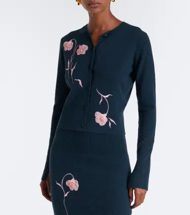 Erdem Floral-appliqué cardigan | Thumbnail 5 Erdem Floral-appliqué cardigan | Thumbnail 5