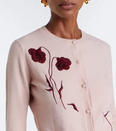 Erdem Floral-appliqué cardigan | Thumbnail 3