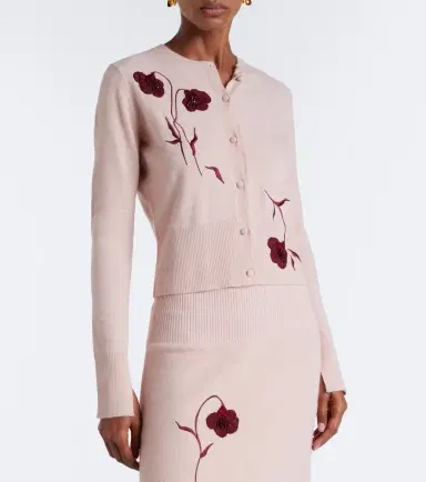 Erdem Floral-appliqué cardigan | Thumbnail 5