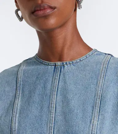 Erdem Floral-appliqué denim midi skirt | Thumbnail 2 Erdem Floral-appliqué denim midi skirt | Thumbnail 2