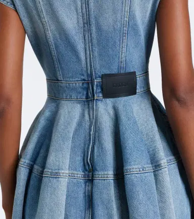 Erdem Floral-appliqué denim midi skirt | Thumbnail 4 Erdem Floral-appliqué denim midi skirt | Thumbnail 4