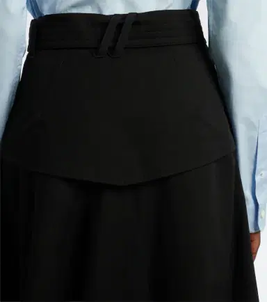 Burberry Asymmetric cotton maxi skirt | Thumbnail 2