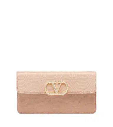 Valentino Garavani VLogo embellished wallet on chain | Thumbnail 1 Valentino Garavani VLogo embellished wallet on chain | Thumbnail 1