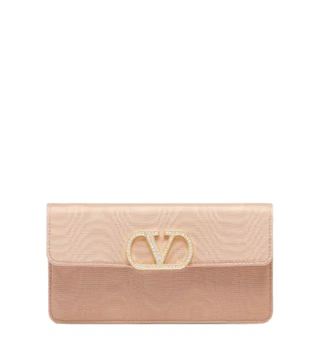 Valentino Garavani VLogo embellished wallet on chain
