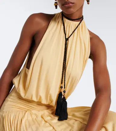 Jennifer Behr Gigi 18kt gold-plated braided belt | Thumbnail 5 Jennifer Behr Gigi 18kt gold-plated braided belt | Thumbnail 5