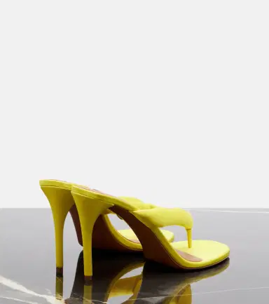 Alaïa Alaïa Padded satin sandals | Thumbnail 2 Alaïa Alaïa Padded satin sandals | Thumbnail 2
