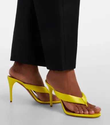 Alaïa Alaïa Padded satin sandals | Thumbnail 5 Alaïa Alaïa Padded satin sandals | Thumbnail 5