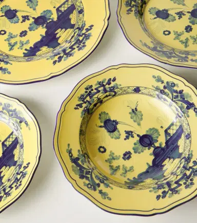 Ginori 1735 Oriente Italiano porcelain soup plate | Thumbnail 2