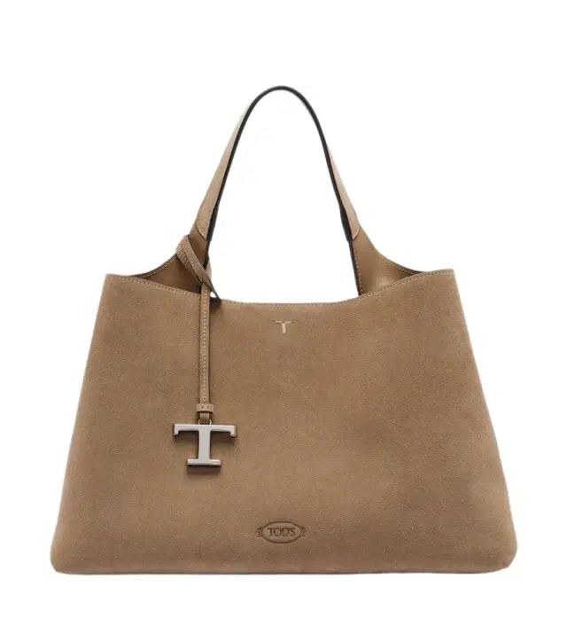 Tod's Apa Medium suede top-handle bag