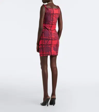Vivienne Westwood Anna draped printed cotton minidress | Thumbnail 4 Vivienne Westwood Anna draped printed cotton minidress | Thumbnail 4