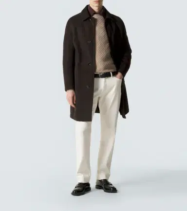 Brioni Shearling-lined suede coat | Thumbnail 2 Brioni Shearling-lined suede coat | Thumbnail 2
