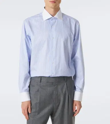 Brioni Striped cotton shirt | Thumbnail 5