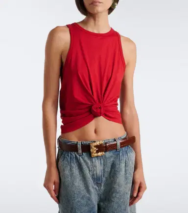 Magda Butrym Cropped cotton-blend top | Thumbnail 2
