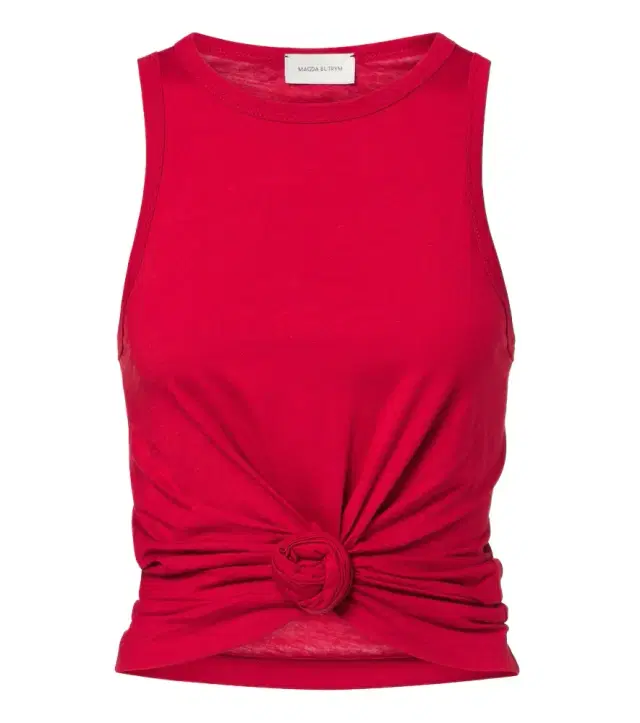 Magda Butrym Cropped cotton-blend top