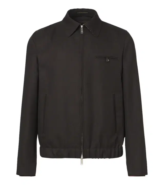 Virgin wool blouson jacket