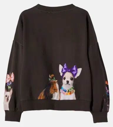 MOLO Maxi printed cotton jersey sweatshirt | Thumbnail 2