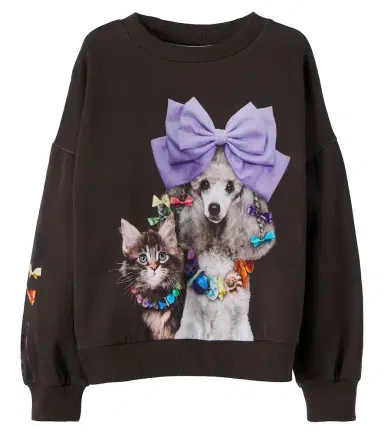 MOLO Maxi printed cotton jersey sweatshirt | Thumbnail 1