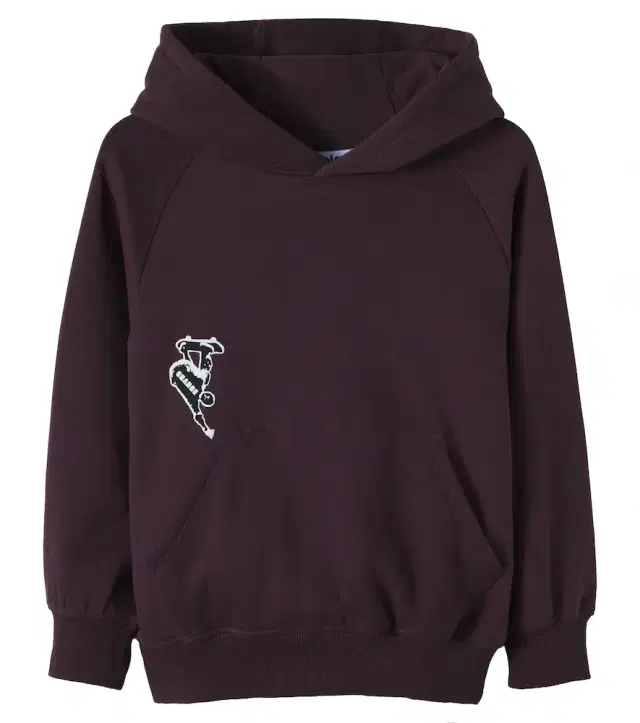 Molo Mic printed cotton jersey hoodie