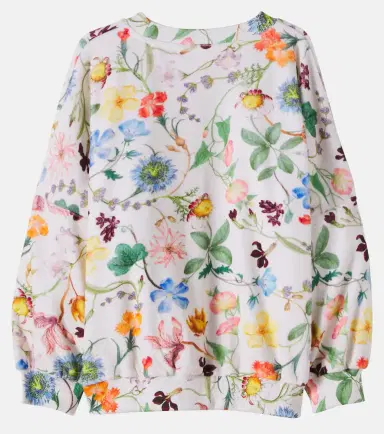 MOLO Marika floral cotton-blend sweatshirt | Thumbnail 2