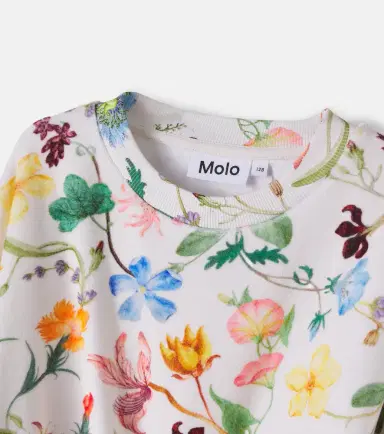 MOLO Marika floral cotton-blend sweatshirt | Thumbnail 3