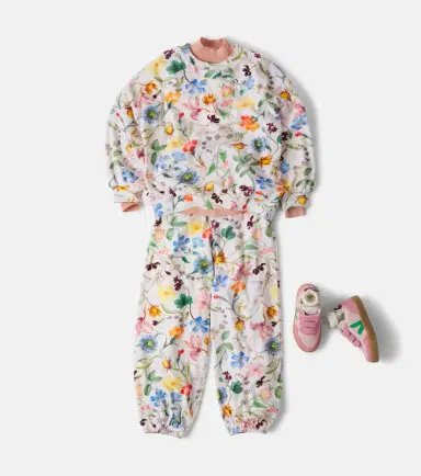 MOLO Marika floral cotton-blend sweatshirt | Thumbnail 4