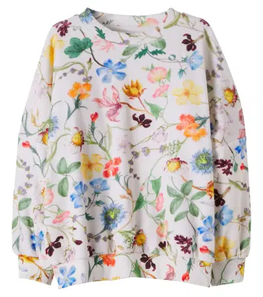 MOLO Marika floral cotton-blend sweatshirt | Thumbnail 1