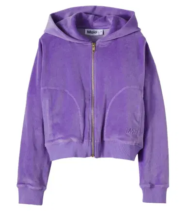 MOLO Milla cotton velour hoodie | Thumbnail 1