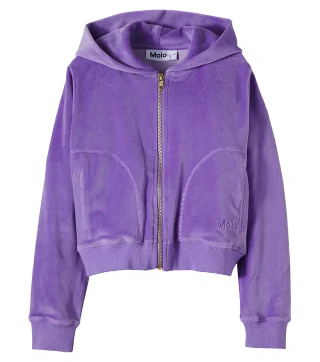 Molo Milla cotton velour hoodie