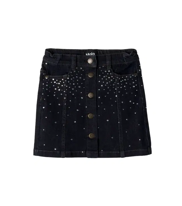 Molo Bera embellished denim skirt