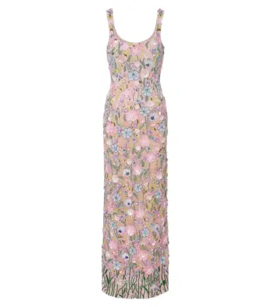 LA FUORI Là Fuori Embellished floral-appliqué gown | Thumbnail 1